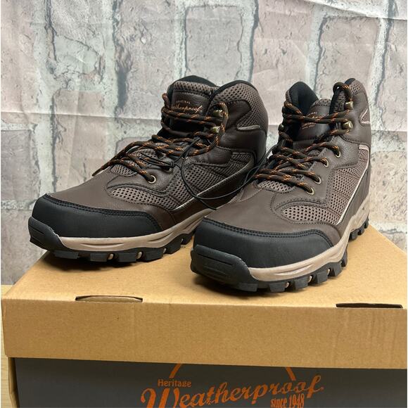 Original Weatherproof Vintage Brendan Mens Hikers Boots Size 11M New in Box - Picture 3 of 14